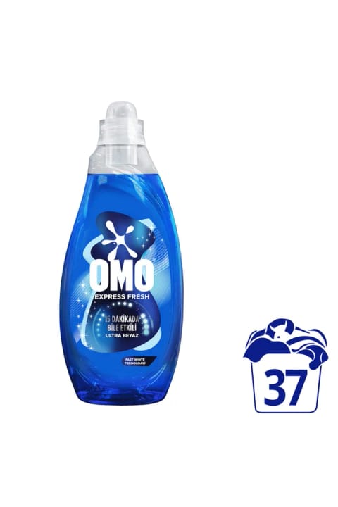 Omo Express Fresh Ultra Beyaz مایع لباسشویی 1480 میلیلیتر