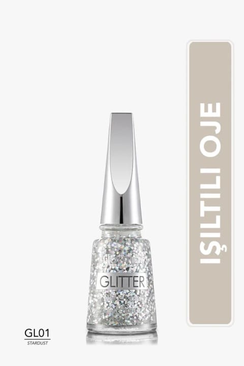Flormar Glitter Stardust 01 لاک ناخن