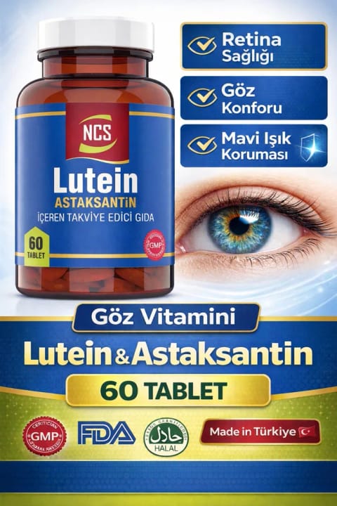 NCS Lutein 15 mg Astaksantin 12 mg 60 Tablet