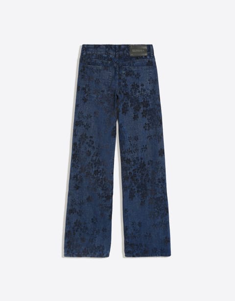 شلوار جین جاگارد راسته کمر متوسط Bershka