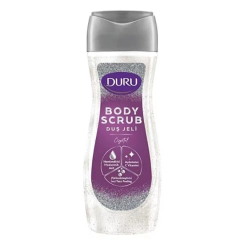 Duru Body Scrub Shower Gel Silver 450 ml
