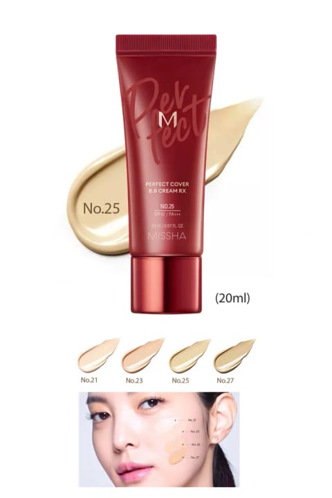 میشا بیبی کرم نسل جدید با پوشش بالا و مراقبت از پوست M Perfect Cove...