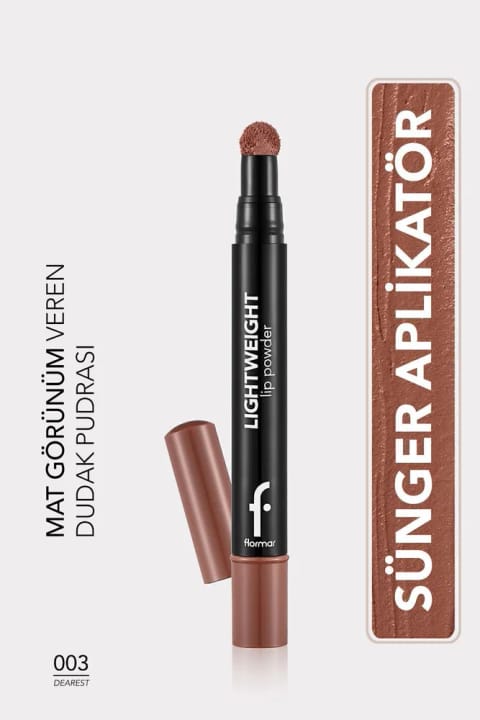 Flormar پودر لب مات سبک - لایتویت لیپ پودر - 003 Dearest