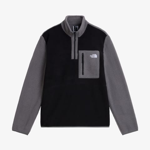 پولار نیمزیپ The North Face Yumiori مردانه خاکستری/مشکی