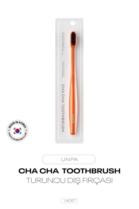 UNPA مسواک نارنجی Cha Cha Toothbrush Orange
