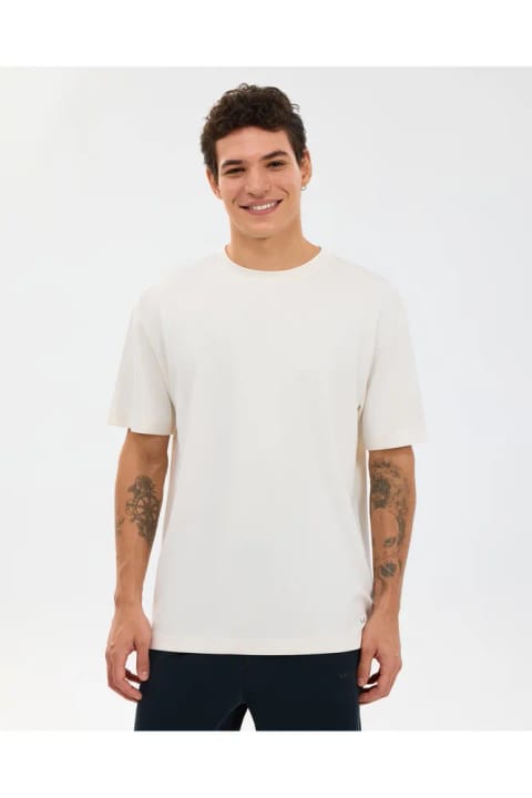 SKECHERS مردانه تیشرت سفید مدل Relaxed Fit