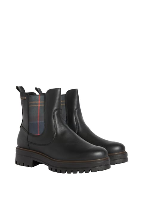 بوت چلسی Barbour مدل Amberley BK71 چرم مشکی