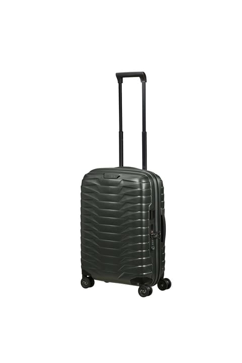 چرخدار Samsonite Spinner Proxis سبز تیره - چمدان کابین 55 سانتیمتری آکاردئونی 4 چرخ