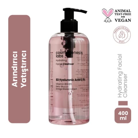 Cosmogenesis Labs ژل شستشوی صورت برای پوست خشک و حساس 400 میلیلیتر