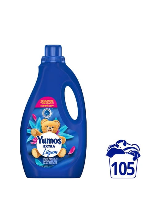 Yumoş Extra کنسانتره نرم‌کننده لباس Lilyum 105 شستشو 2520ml