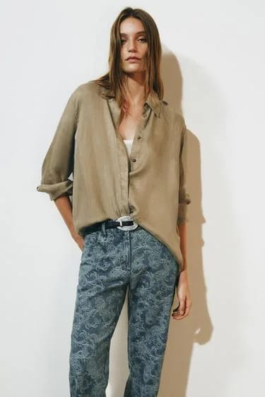 ZW Collection پیراهن لیوسل