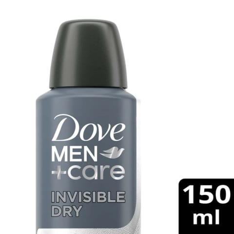 Dove Men +Care Advanced Invisible Dry اسپری دئودورانت مردانه ۱۵۰ میلیلیتر