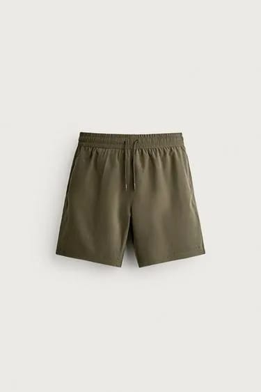شلوارک شنا بلند نرم Zara