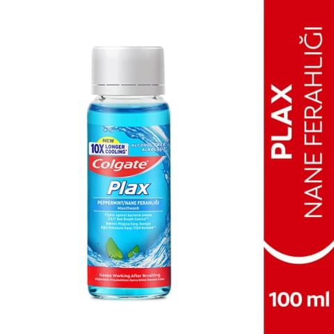 Colgate Plax نعناع بدون الکل دهانشویه 100 میلی‌لیتر
