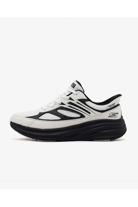 SKECHERS BOBS SKILLZ کتانی اسپرت مردانه سفید 118432 WBK