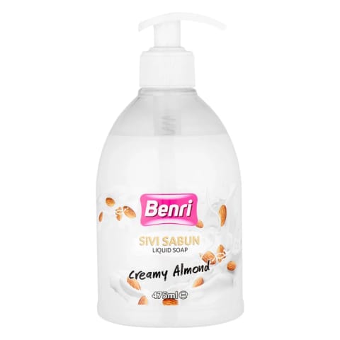 Benri مایع دستشویی کرمی بادام 475 میلیلیتر