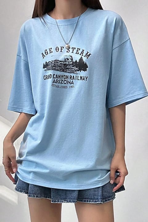 تیشرت طرحدار Age Of Steam یونیسکس uyguntarz