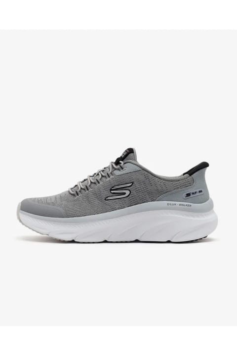SKECHERS D'lux WALKER 3.0 کفش اسپرت مردانه طوسی 233244 GYBK