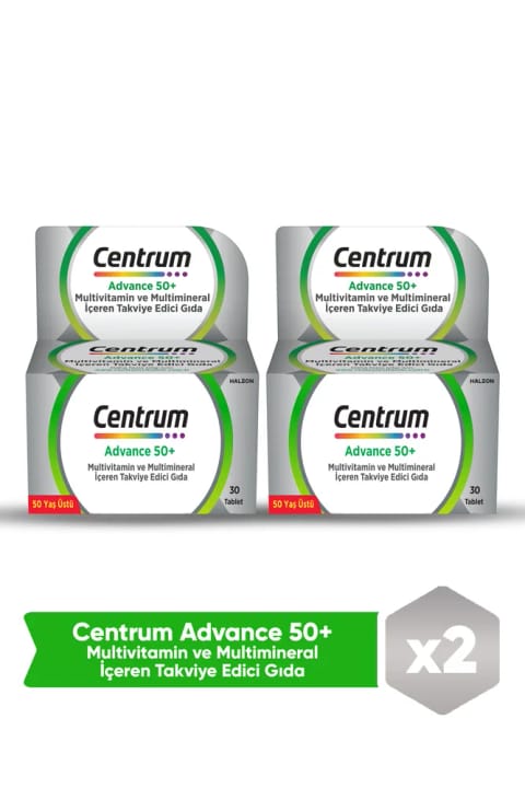 Centrum Advance Multivitamin 50+ 30 عددی 2 عددی