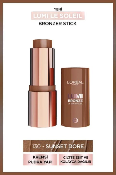 L'Oreal Paris Lumi برنزهکننده استیک - 130 Sunset Dore