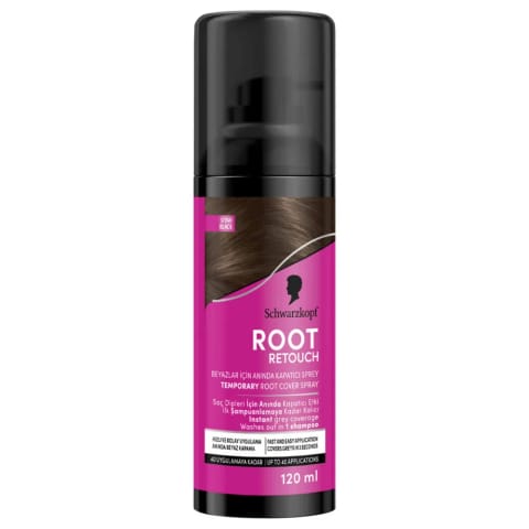 Root Retoucher اسپری رنگ مو مشکی 120 میلی‌لیتر