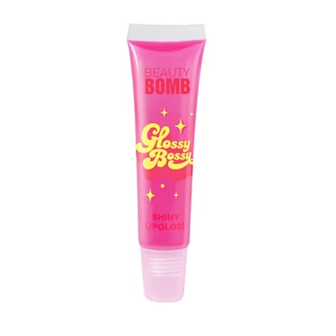 Beauty Bomb Glossy Bossy رژ لب براق ۰۲ رز لموناد - درخشش بالا با عطر شیرین