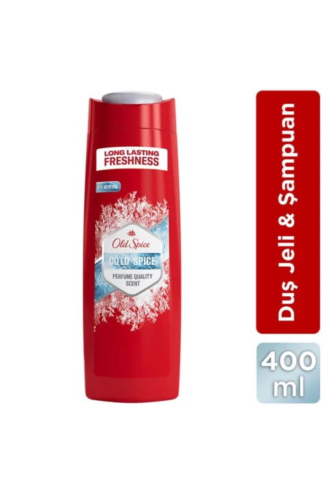 Old Spice Cold Spice شامپو و ژل دوش 3 در 1 مردانه 400ml