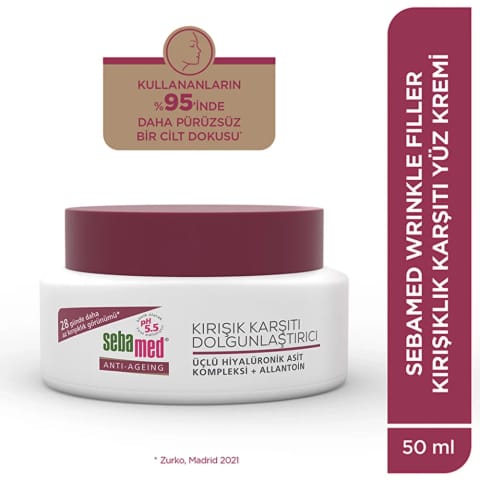 Sebamed کرم ضد چروک حجم‌دهنده Wrinkle Filler 50 میلی‌لیتر