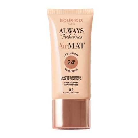 Bourjois Always Fabulous Air Mat فوندو مت 02 Vanilla