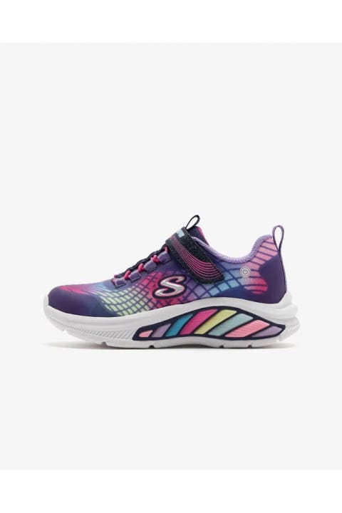 SKECHERS RAINBOW CRUISERS - RAINBOW REFLECTIN کفش اسپرت دخترانه بزرگ طوسی سرمهای