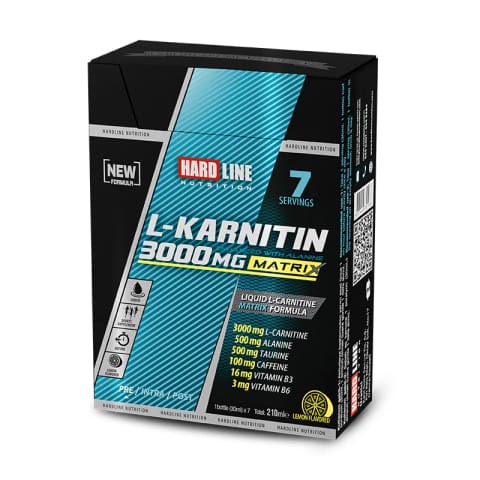 Hardline L-Karnitin Matrix 3000 Mg 7 آمپول