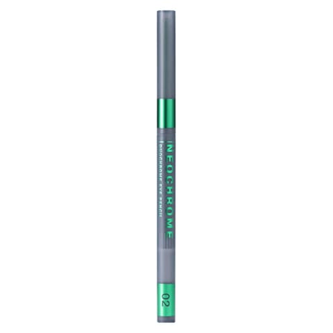 Influence Beauty مداد چشم Duochrome Neochrome 02 Aurora Beam - خط چشم دوتایی برای ظاهری آینده‌نگر