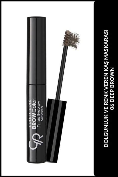 Golden Rose Brow Color Tinted Eyebrow Mascara - 06 - حجم دهنده و رنگ دهنده ...