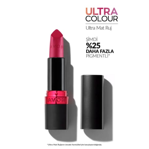 Avon Ultra Mat رژ لب 12 Ravishing Rose