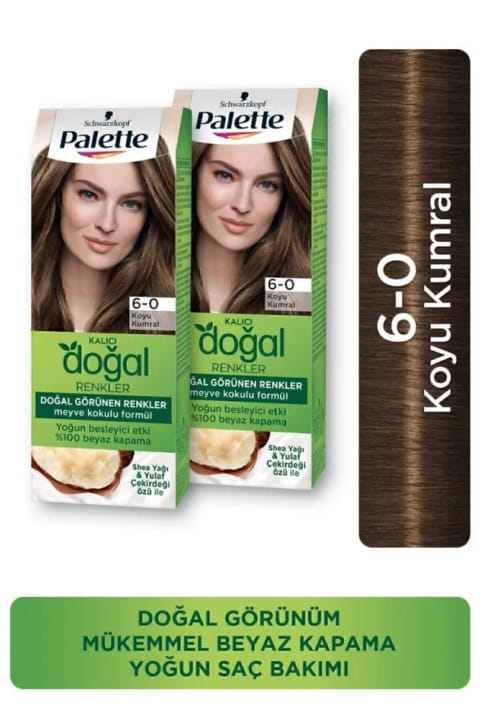 Palette دایمی رنگهای طبیعی رنگ مو