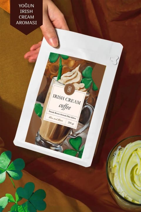 Mim and More Irish Coffee - فیلتر قهوه با طعم خامه ایرلندی، 200 گرم