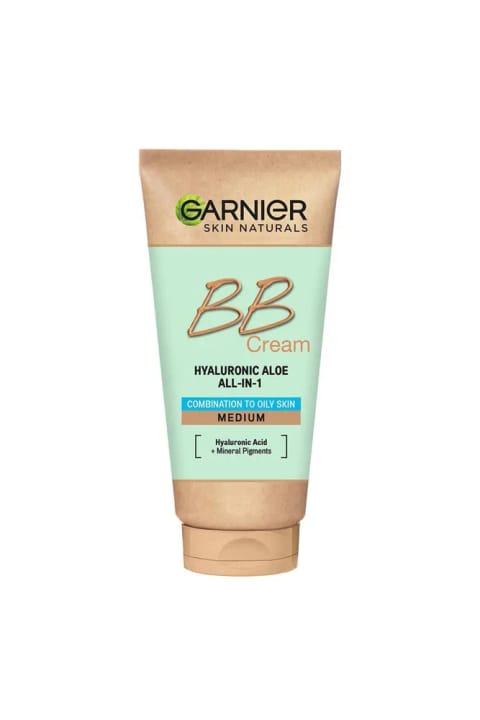کرم BB گارنیه Hyaluronic Aloe برای پوست چرب و مختلط، تن متوسط، 50 میلیلیتر