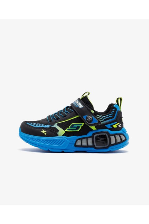 SKECHERS LIGHT STORM 3 کفش اسپرت پسرانه بزرگ چراغدار مشکی 400151L BBLM