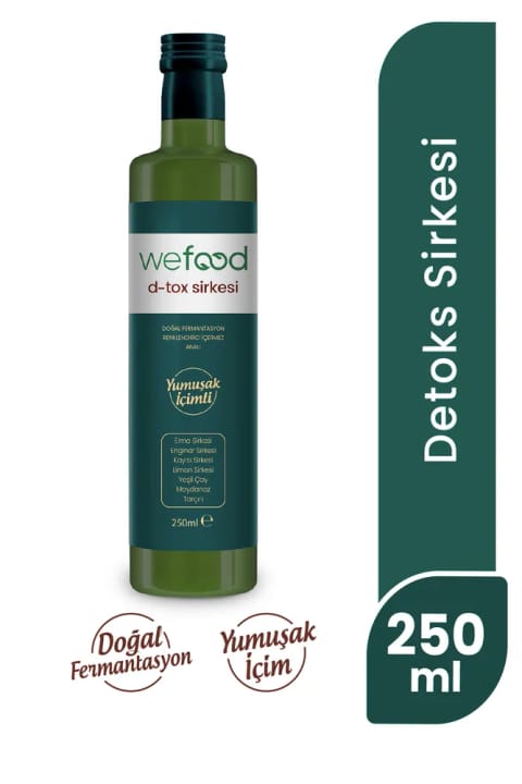 Wefood دتاکس سرکه 250 میلی‌لیتر (تخمیر طبیعی)