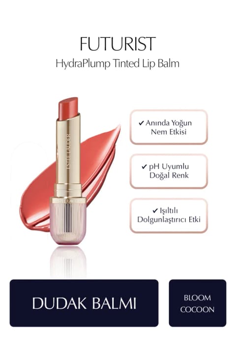 بالم لب رنگی Estee Lauder Futurist HydraPlump - رنگ: Bloom Cocoon