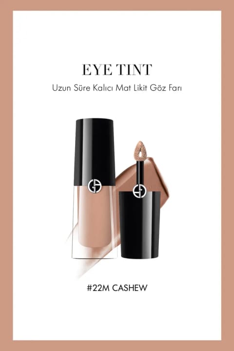 Giorgio Armani Eye Tint سایه چشم مایع مات ماندگار بلند مدت 22M Cashew 361427...