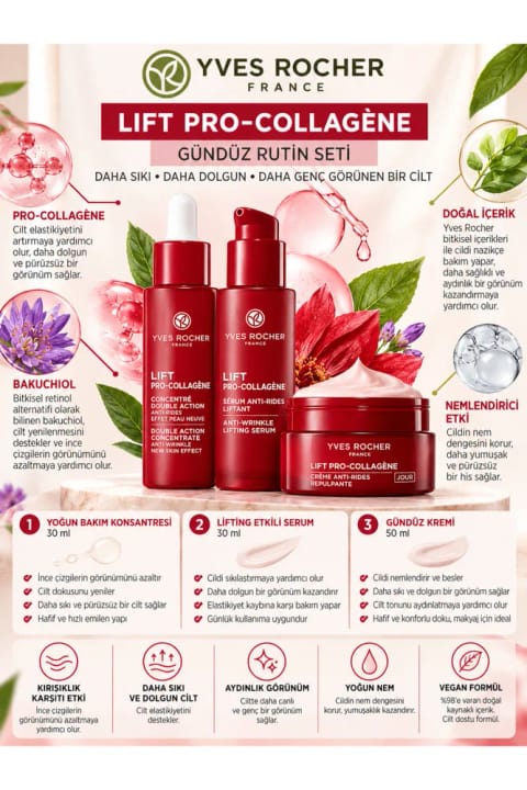 ست Yves Rocher Lift Pro-Collagène – ضد خطوط ریز و چینوچروک