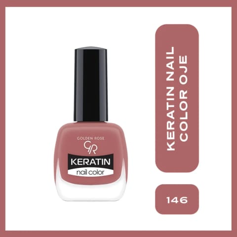 Golden Rose Keratin Nail Color لاک ناخن شماره 146