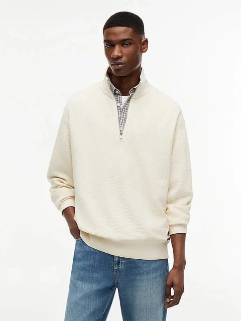 سویشرت مردانه Relaxed Waffle Label