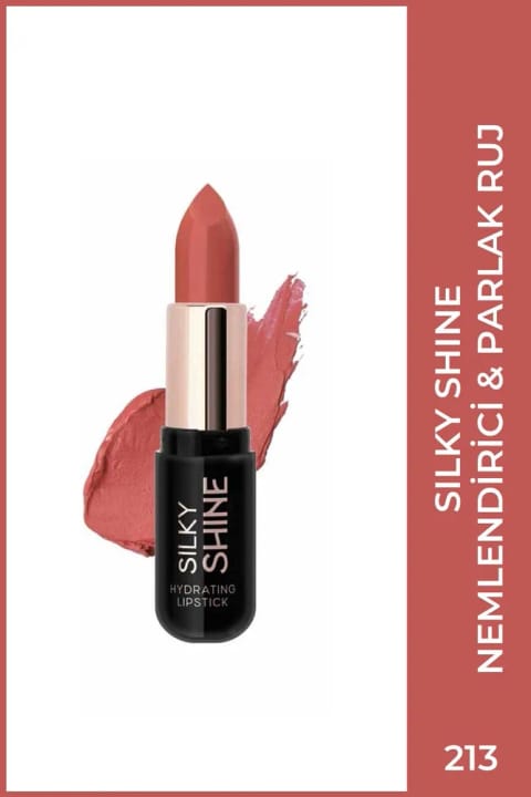 Golden Rose Silky Shine Hydrating Lipstick - رژ لب مرطوبکننده شماره 213