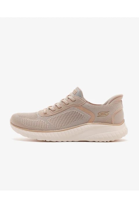 SKECHERS BOBS SQUAD CHAOS زنانه نچرال/طلایی کفش اسپرت 117497 NTGD