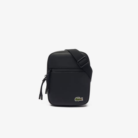 کیف پستچی مشکی مردانه Lacoste LCST