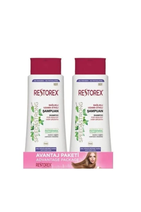 شامپو Restorex ضد ریزش مو 2×500 میلیلیتر