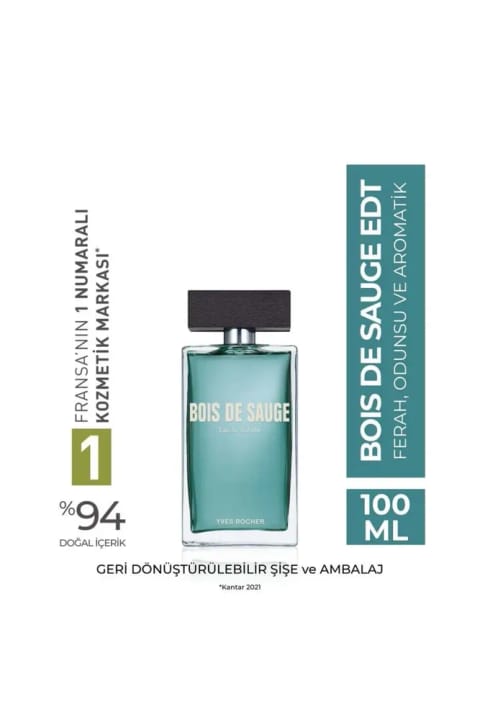 Yves Rocher Bois de Sauge - ادو تویلت 100 میلی‌لیتر