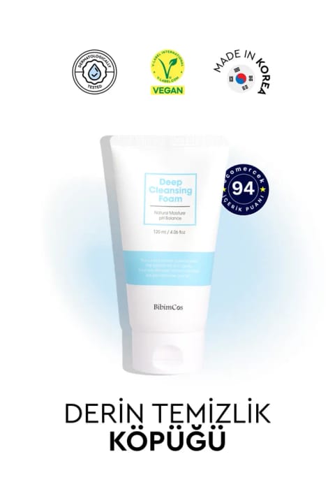 Bibimcos Deep Cleansing Foam 120ml - فوم پاک‌کننده عمقی